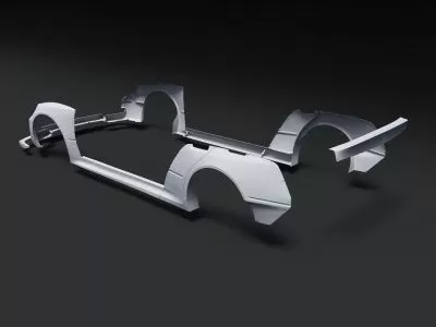 Body kit Lexus GS160 with spoiler 