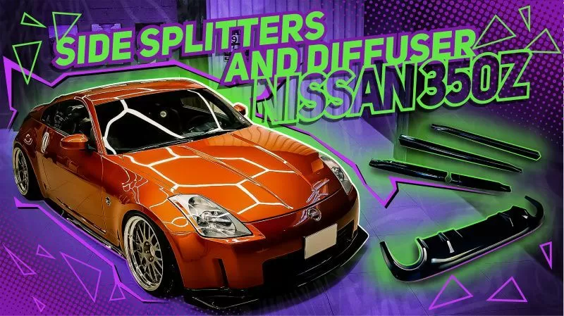 Diffuser and splitters Nissan 350Z