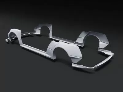 Body kit Lexus GS160 with rear lip bumper