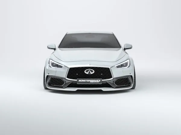 Front lip bumper Infiniti Q60 