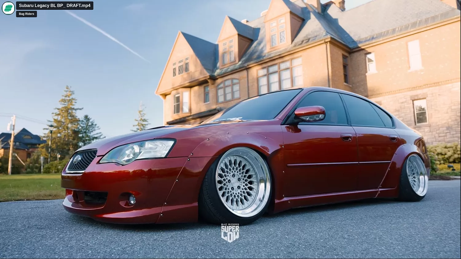 The cleanest Subaru Legacy BL of Bag Riders company from Williston USA.