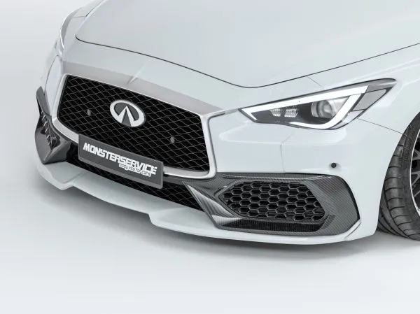 Front lip bumper Infiniti Q60 