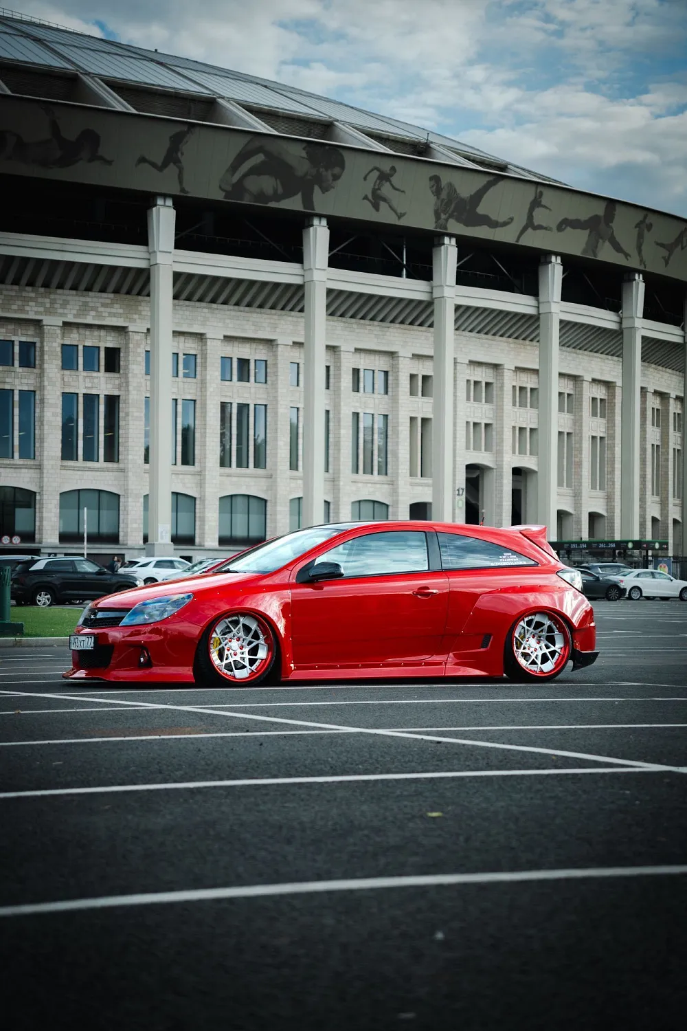 The first wide body Opel Astra!