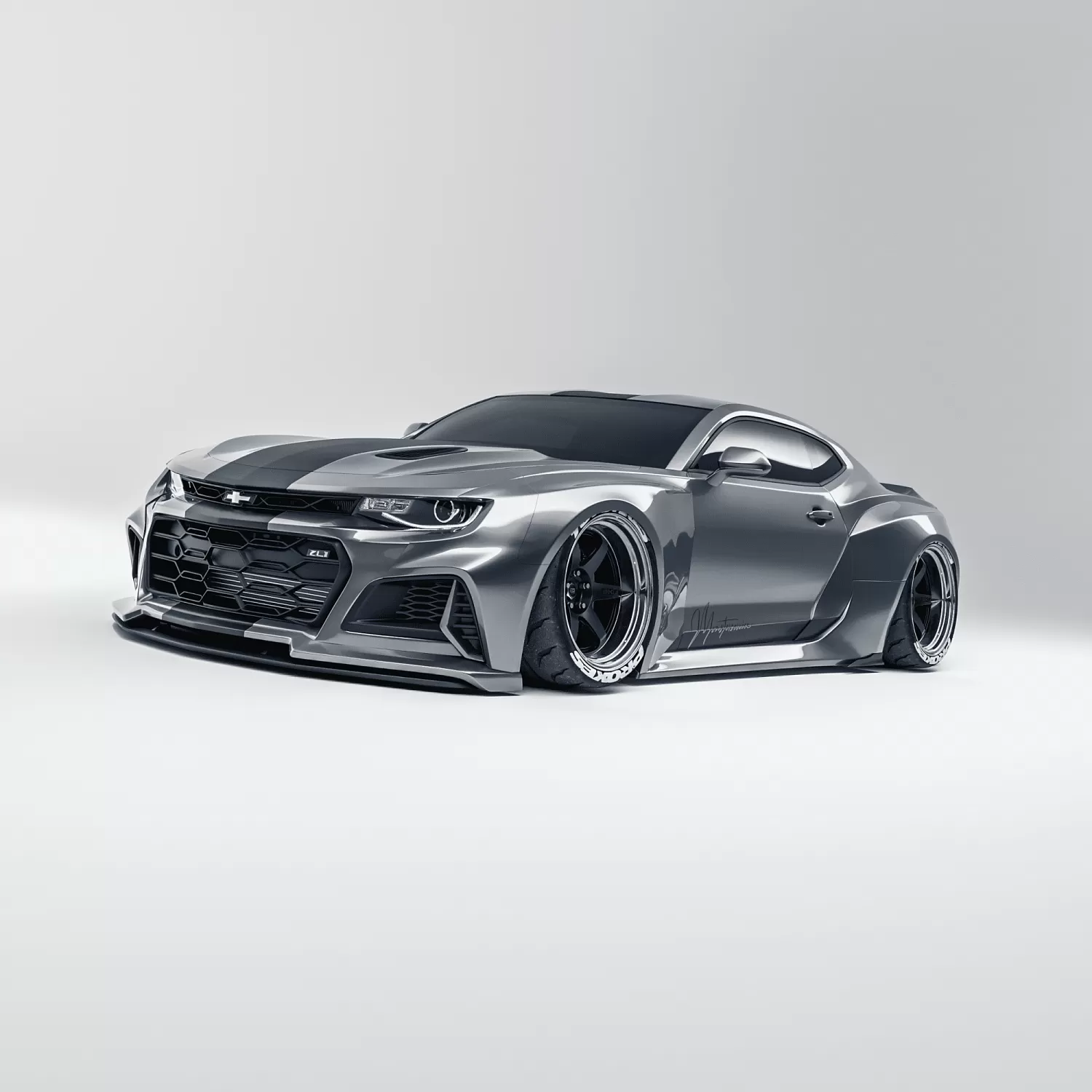 3D renders Camaro ZL-1