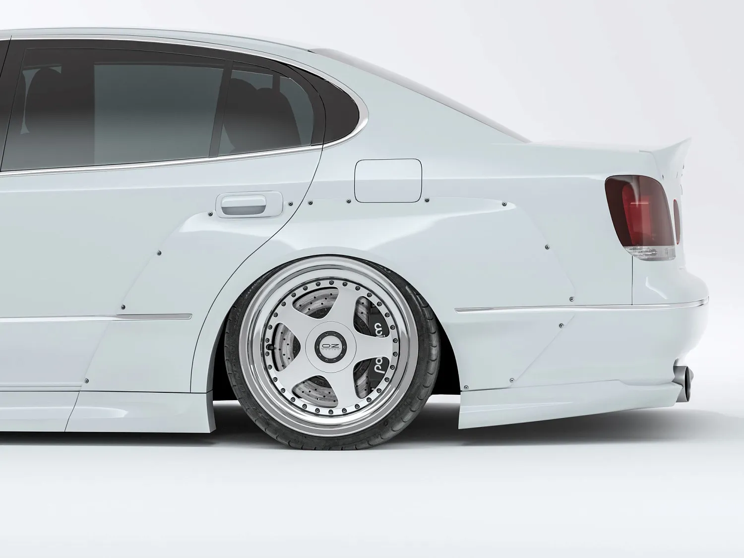  3D renders of Lexus GS300 