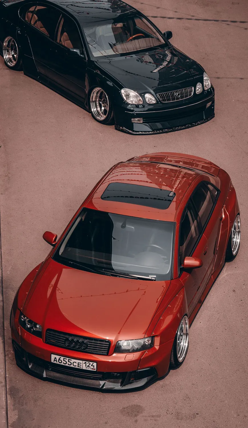 Our cars at the car show!