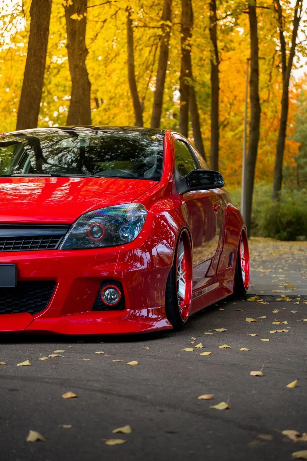 The first wide body Opel Astra!