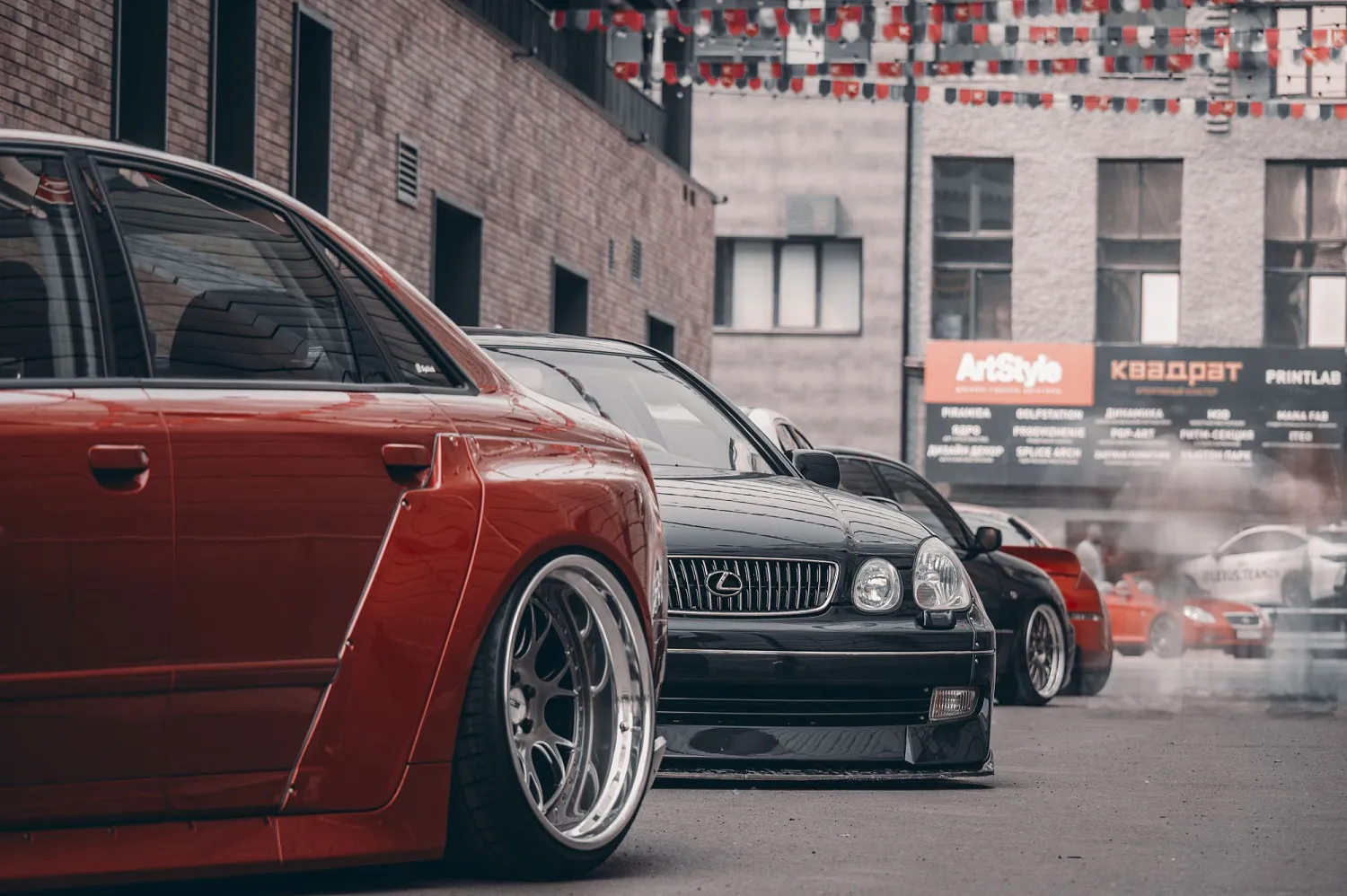 Our cars at the car show!