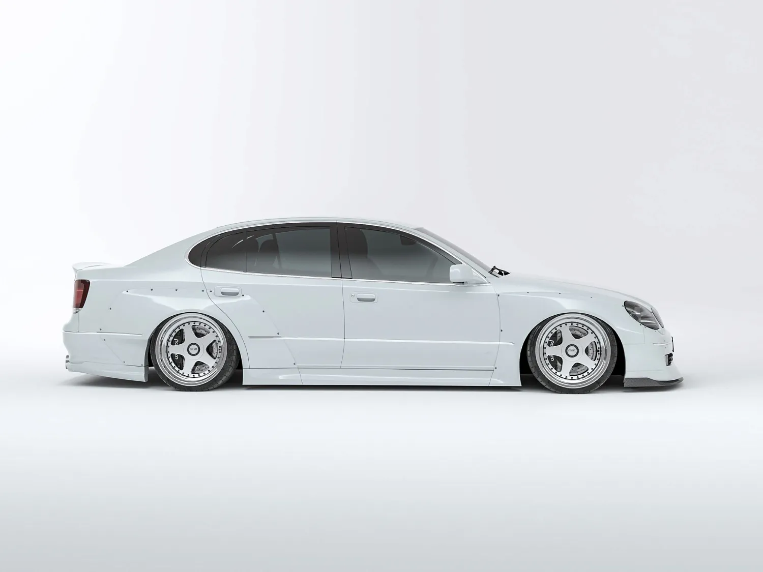  3D renders of Lexus GS300 