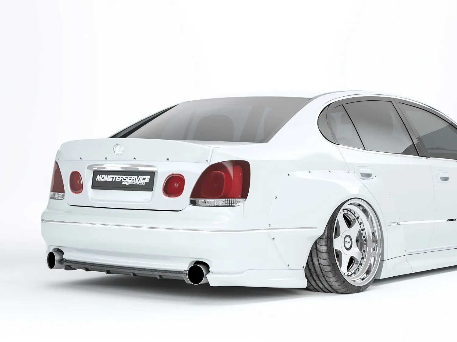  3D renders of Lexus GS300 