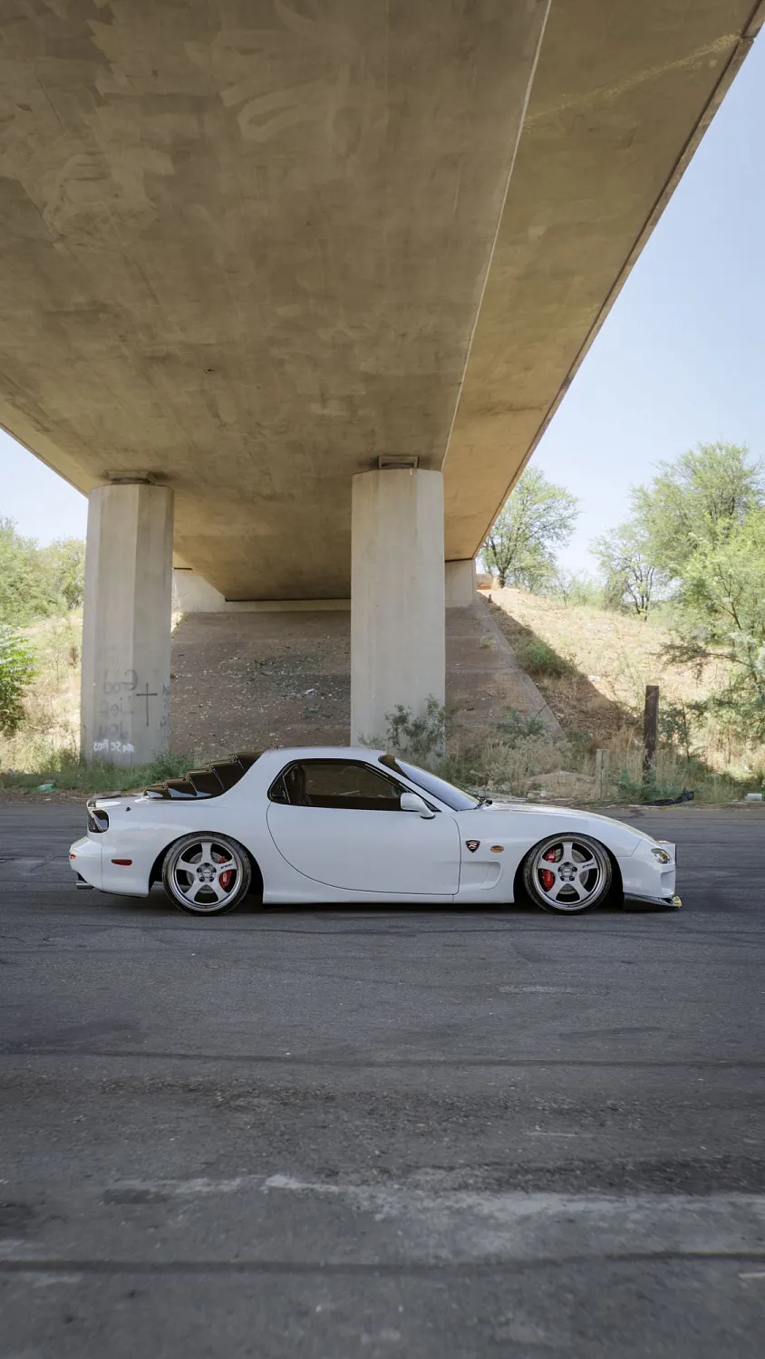 New item! Rear window louvers for Mazda RX7