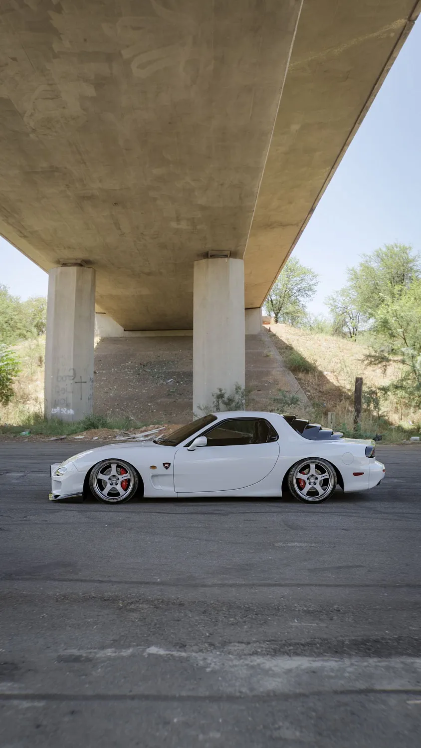 New item! Rear window louvers for Mazda RX7