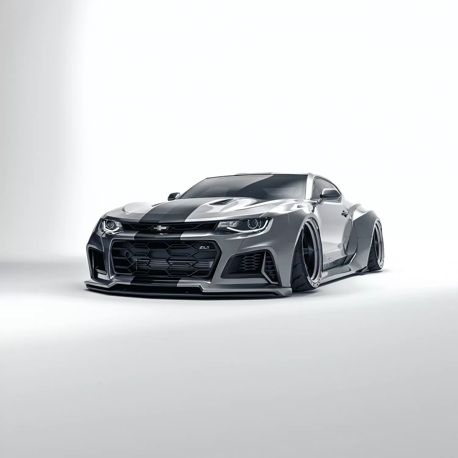 3D renders Camaro ZL-1