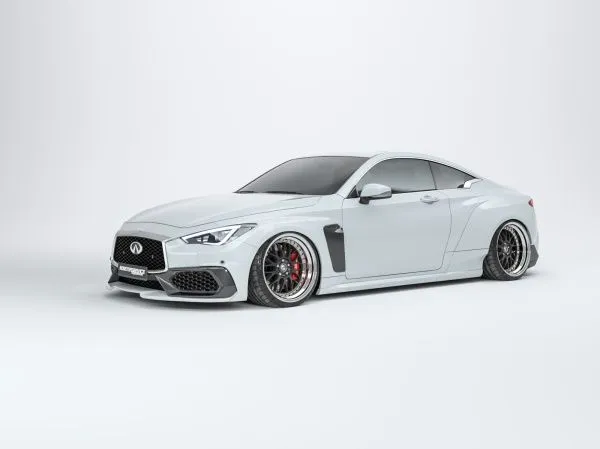 Front lip bumper Infiniti Q60 