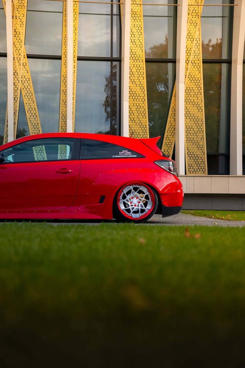 The first wide body Opel Astra!