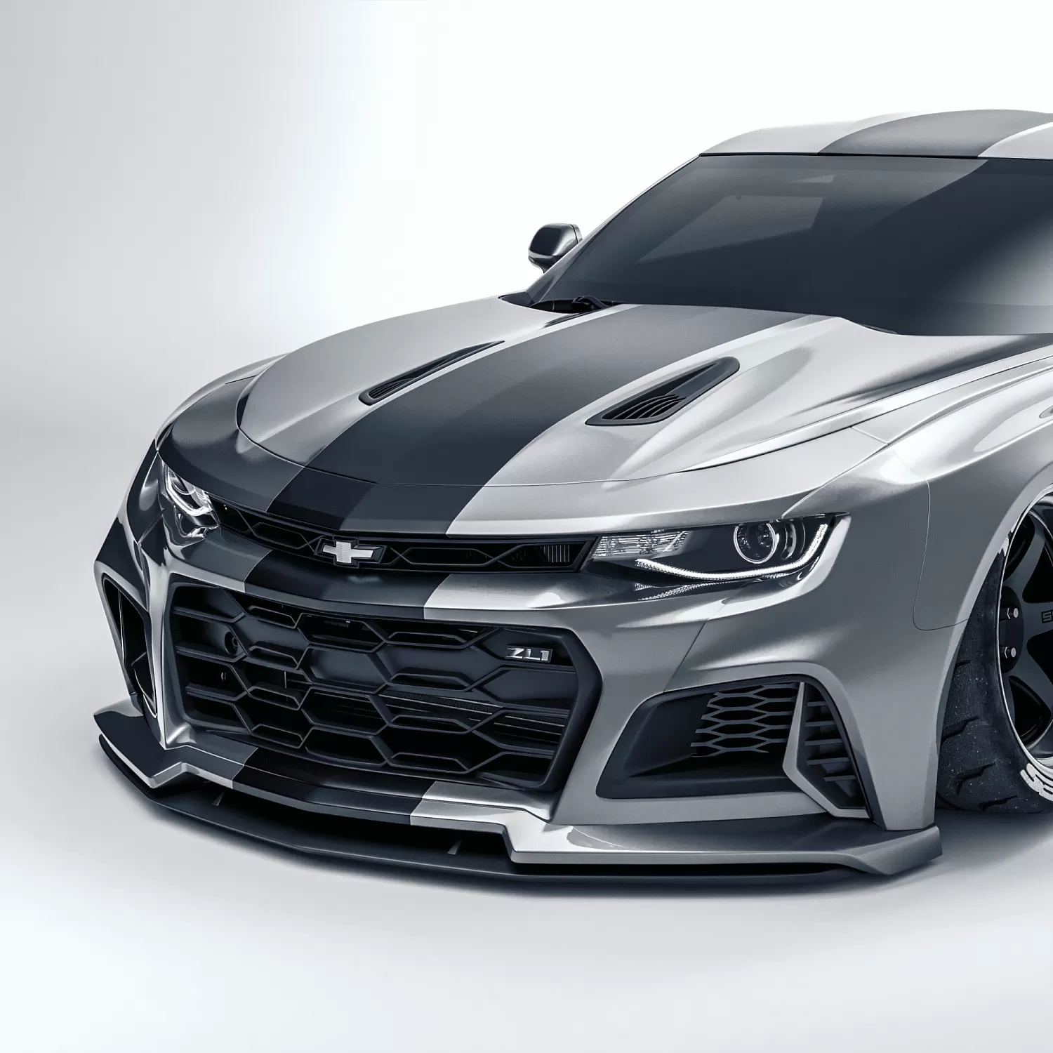 3D renders Camaro ZL-1