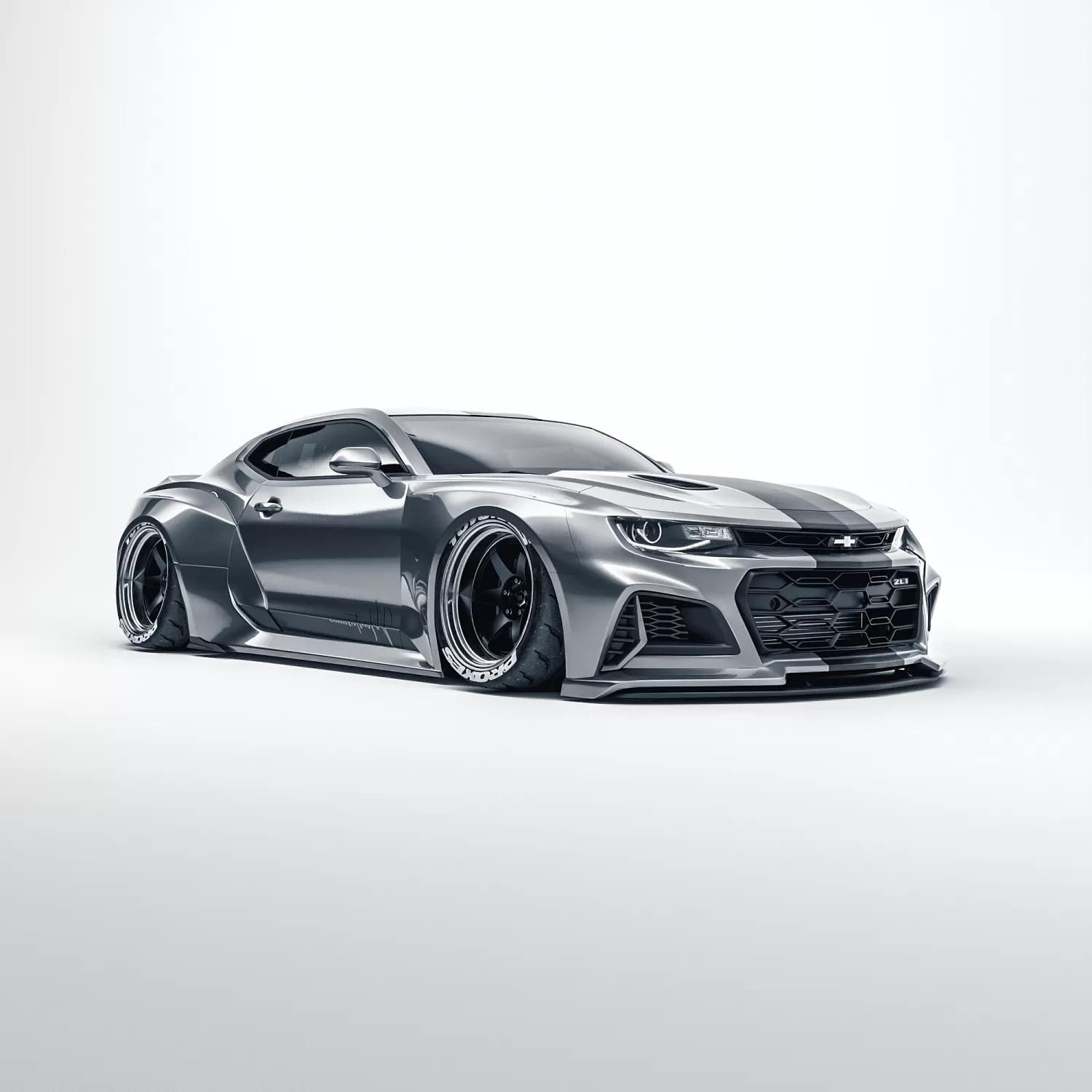 3D renders Camaro ZL-1