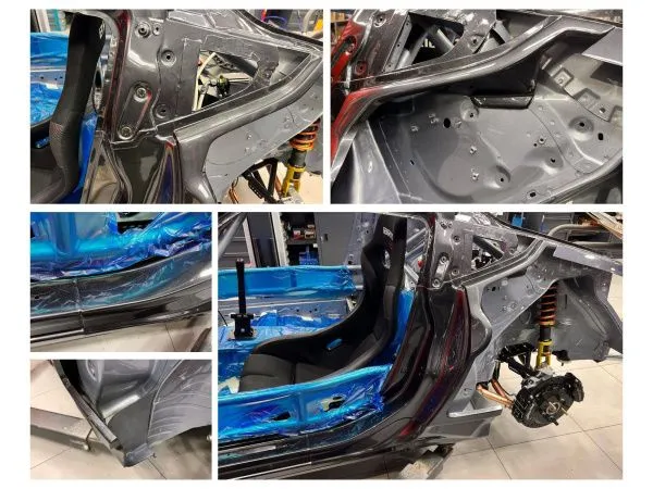 Rear quarter panel conversion kit from 370Z to Nissan RZ34