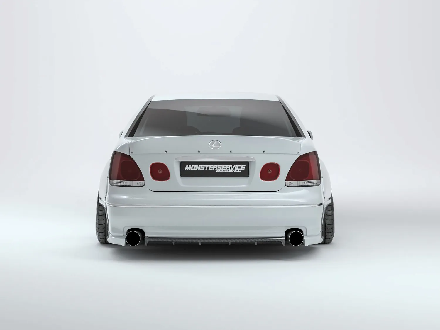  3D renders of Lexus GS300 