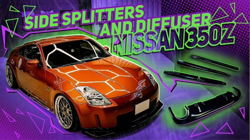Diffuser and splitters Nissan 350Z