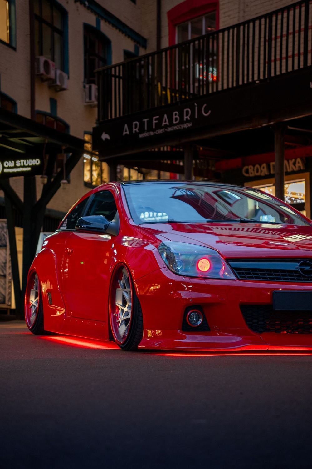 The first wide body Opel Astra!