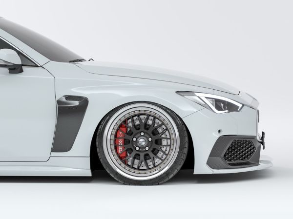 Front bumper vents Infiniti Q60