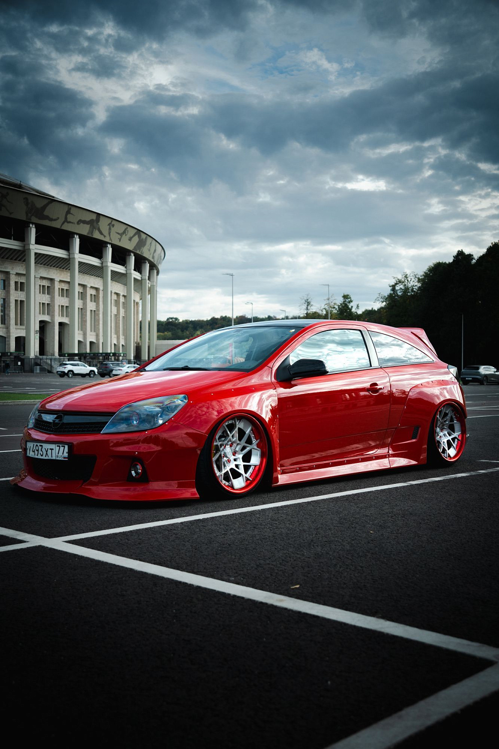 The first wide body Opel Astra!
