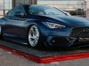 Front wings +25 mm Infiniti Q60