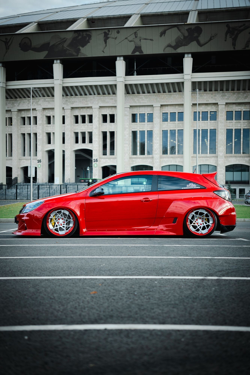 The first wide body Opel Astra!